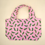 Sac emplettes cornichon - Sac de courses réutilisable