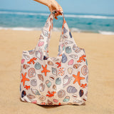 Sac emplettes coquillages - Sac de courses réutilisable