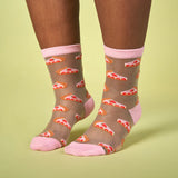 Chaussettes transparentes Tartes aux fraises - Coucou Suzette