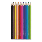 Crayons de couleur aquarellables x12