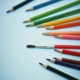 Crayons de couleur aquarellables x12