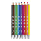 Crayons de couleur effaçables x12