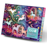 Holographic puzzle 'Unicorn Galaxy' - 100 pieces