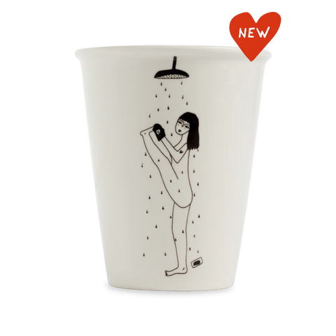 Cup yoga in the shower - Helen b