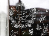 Décorez vos vitres - Forêt de Noël