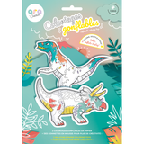 Coloriages Gonflables – 2 Dinos à colorier