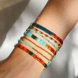 DIY Bijoux - mon set de bracelets perlés