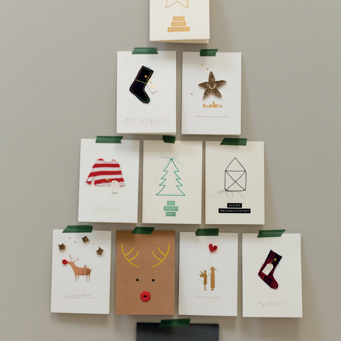 Outus Cartes Table Place En Kraft De Noël Cartes De Nom Renne