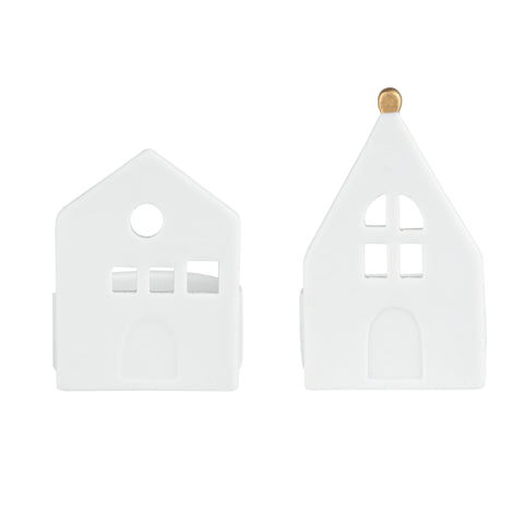 Photophores maisons x2 - Little light guest house