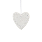 Coeur en porcelaine - Porcelain hanger star