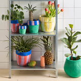 FLOWER POT 20, M, LEMONADE - Pot de fleur en laine