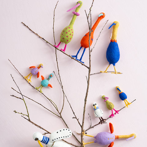 FUNKY BIRDS- Les oiseaux en laine