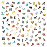 100 gommettes -Animaux exotiques