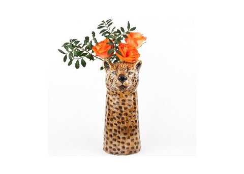 Leopard flower vase - Quail ceramics