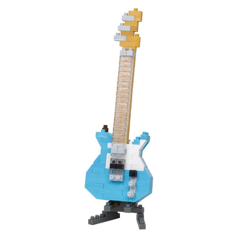 Guitare électrique bleue