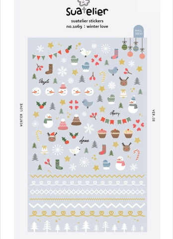 Daily deco Nail stickers - Winter love