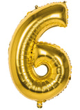 Ballon chiffre OR 86 cm