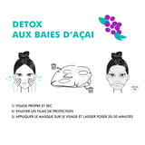 Masque visage anti-pollution détox - Baies d'açaï