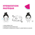 Masque visage biocellulose - Hydratation Pastèque