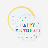 Cartes invitations - HAPPY BIRTHDAY