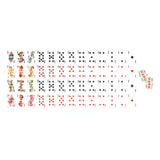 Jeu de 54 cartes illustrées