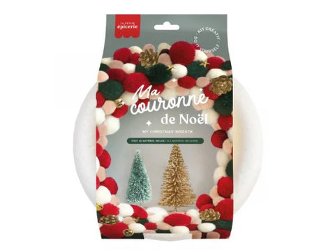 Ma couronne de noël ( Kit ) - La petite épicerie