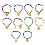 10 Bracelets Rubans Fleuris à créer