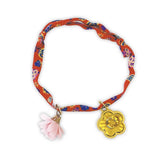 10 Bracelets Rubans Fleuris à créer