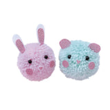 2 Petits Animaux en Pompons à Créer