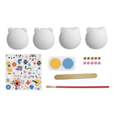Kit Créatif - 4 Animaux en Plâtre à Décorer