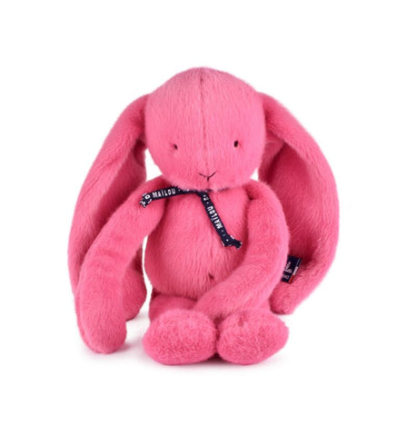 Lapin Méloé Peluche Rose bubble gum Française – Fait main
