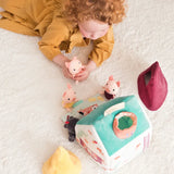 Maison en tissu - Maison du loup et des 3 petits cochons