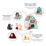Maison en tissu - Maison du loup et des 3 petits cochons