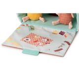 Maison en tissu - Maison du loup et des 3 petits cochons