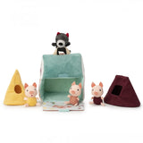 Maison en tissu - Maison du loup et des 3 petits cochons