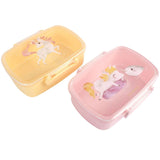 Lunch box - set de 2 - la plage des licornes