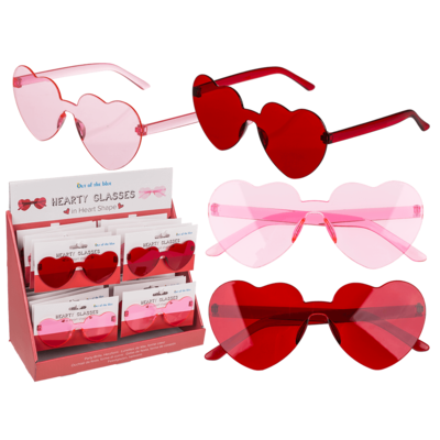 Lunette coeur rouge on sale
