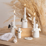 Ange gardien en porcelaine