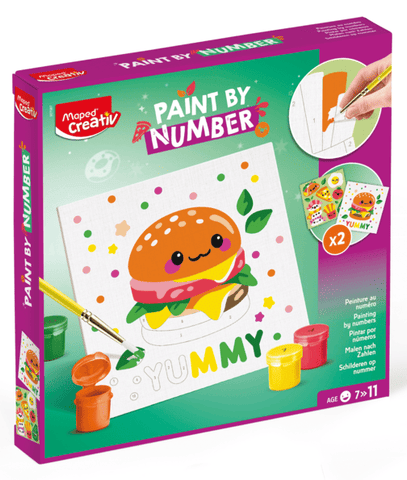 PEINTURE AU NUMÉRO KAWAI FOOD SALÉ