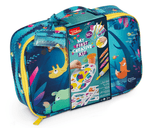 Valisette de création Jungle Fever pour bébé – Peinture, coloriage, pâte à modeler – Dès 2 ans
