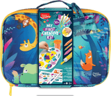 Valisette de création Jungle Fever pour bébé – Peinture, coloriage, pâte à modeler – Dès 2 ans