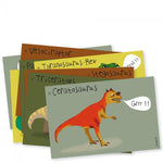 Cartes d'invitations anniversaire - Dinosaures