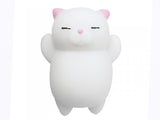 Mini Squishy chat blanc