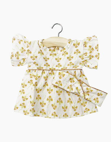 Robe Daisy et son headband croisé en coton Julie - Minikane