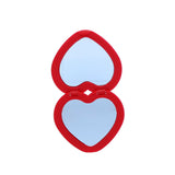 Miroir coeur rouge