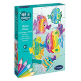 Art & Créations Mobile Vitrail - Poissons