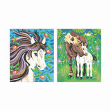 Peinture au Numéro Aquarelle Chevaux