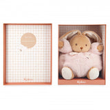 Peluche musicale patapouf - Lapin rose 25 cm