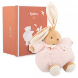 Peluche musicale patapouf - Lapin rose 25 cm