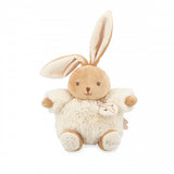 Peluche musicale patapouf - Lapin Crème 17 cm